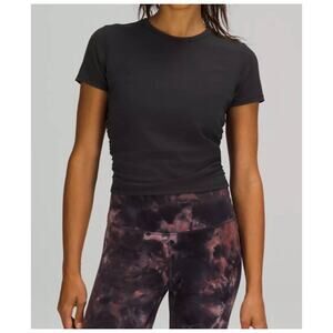 Lululemon All It Takes Short-Sleeve T-Shirt Black Size 8